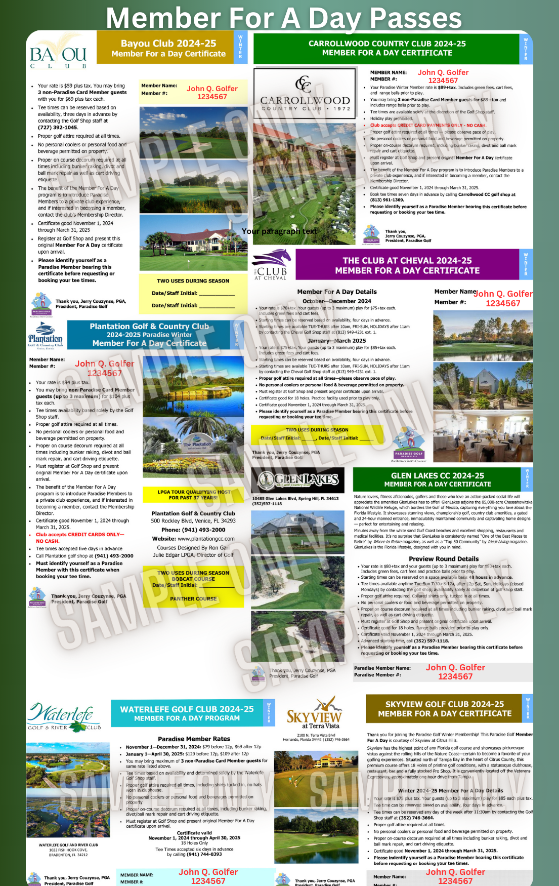 Early Renewal Special Winter 25-26 Membership ($105 total)