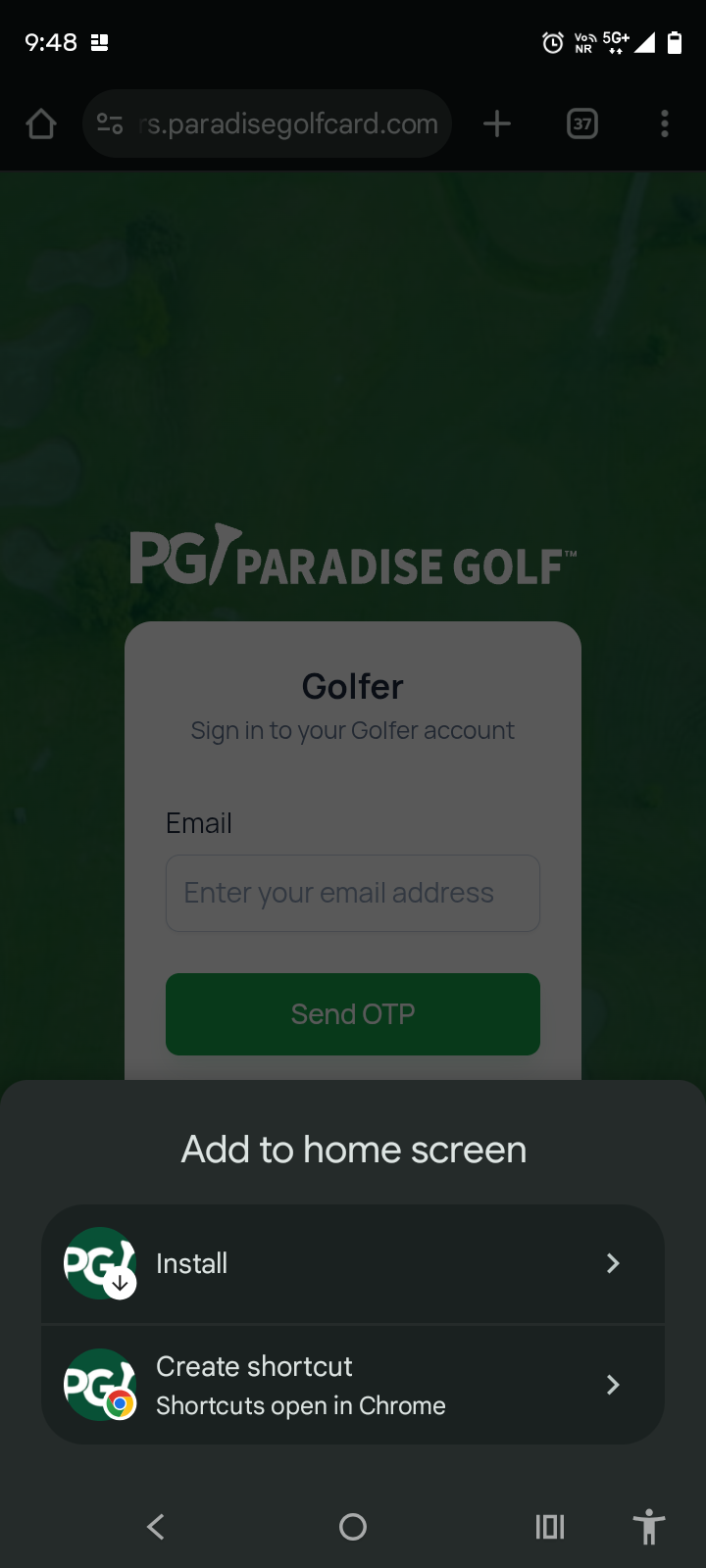 Choose Install