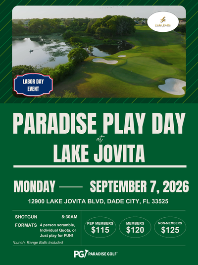 September 7 Play Day at Lake Jovita