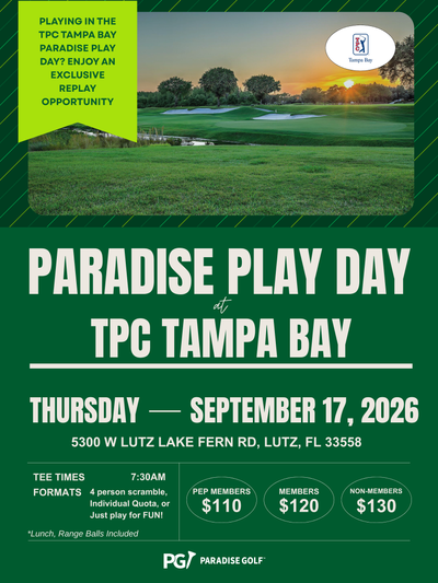 September 17 Play Day at TPC Tampa Bay