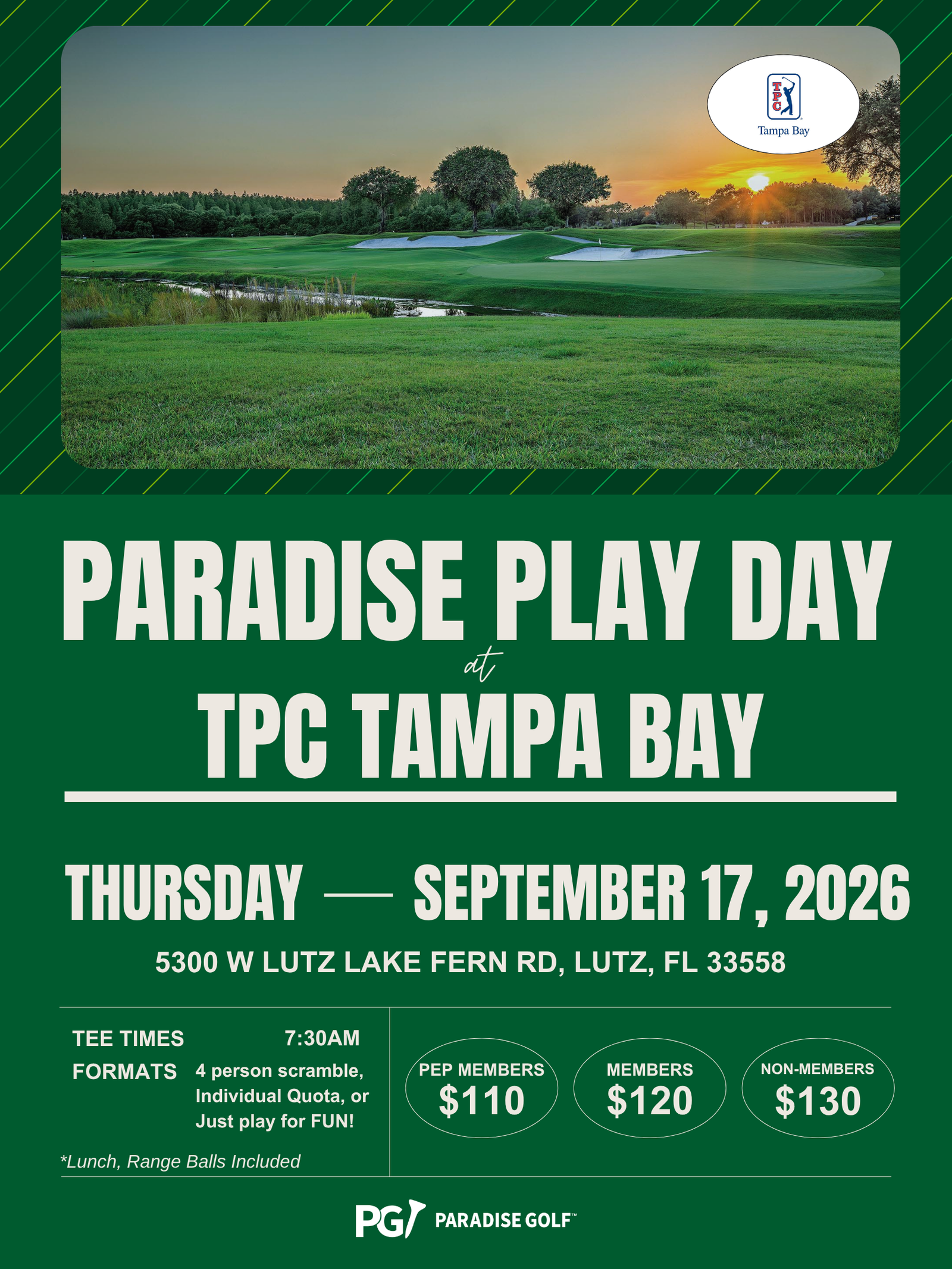 September 17 Play Day at TPC Tampa Bay