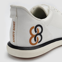 White sneaker with 'Eighty Eight' branding on a light gray background sells at Paradise Golf