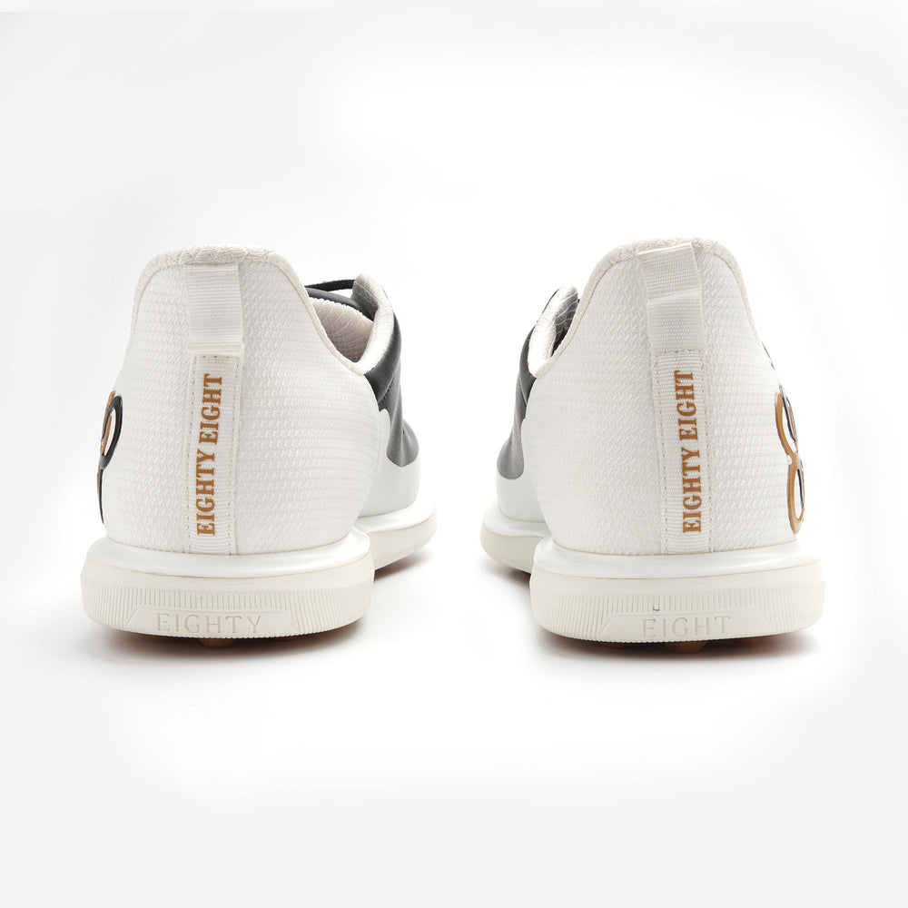 White sneakers with 'EIGHTY EIGHT' branding on a white background sells at Paradise Golf