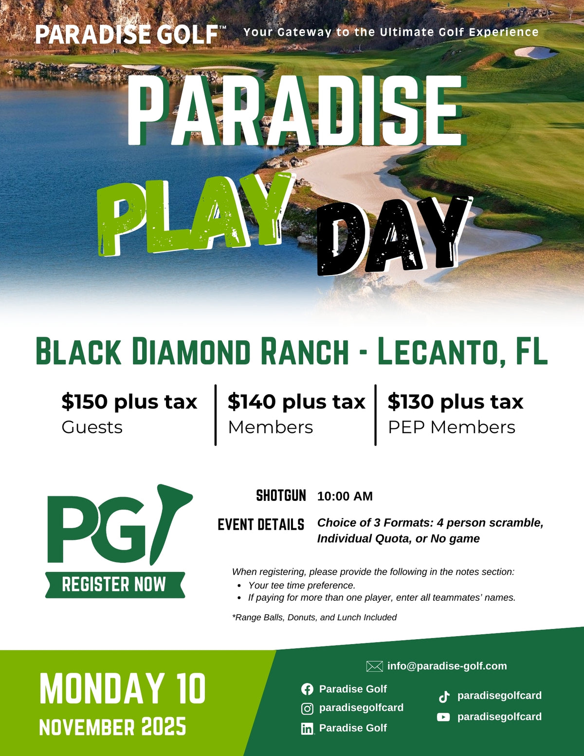 Black Diamond Quarry Play Day Mon November 10th 2025