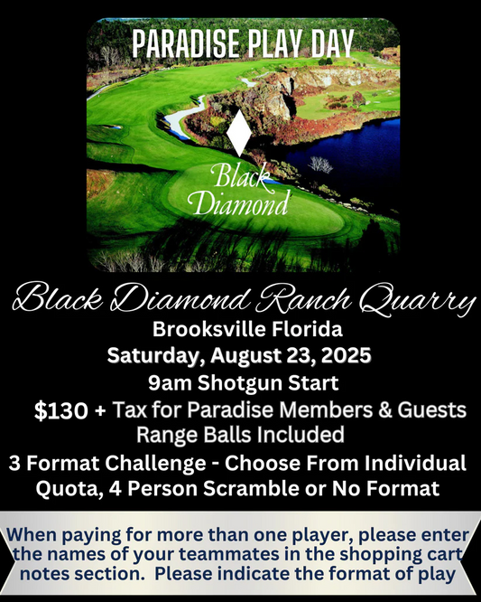 Black Diamond Play Day Saturday August 23, 2025