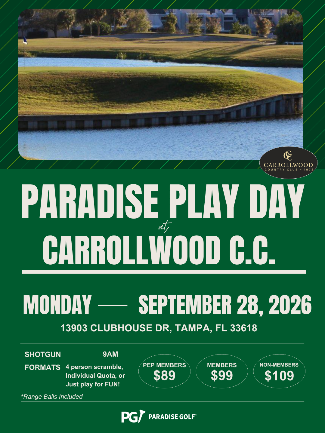 September 28 Play Day at Carrollwood