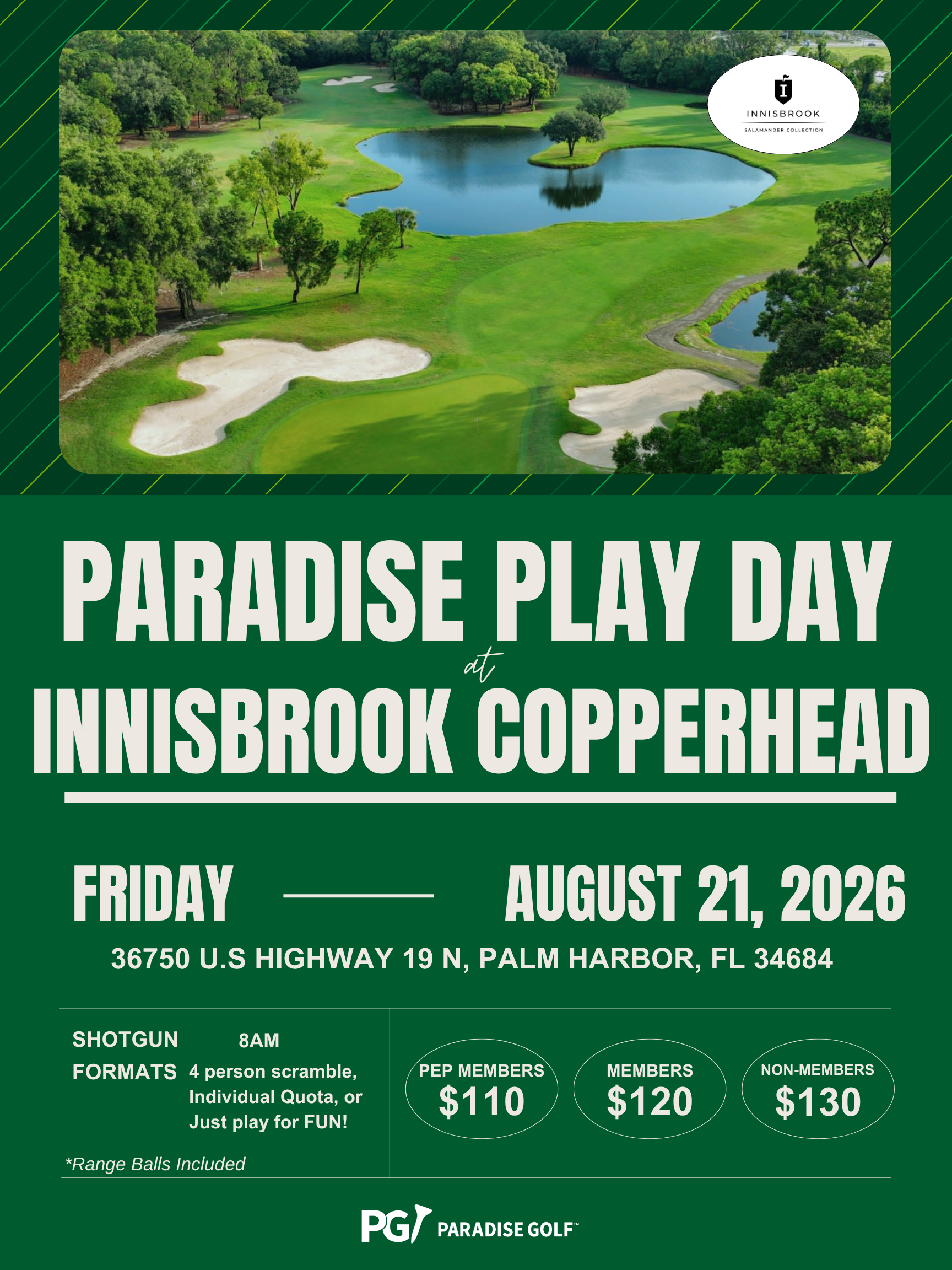August 21 Play Day at Innisbrook (Copperhead)