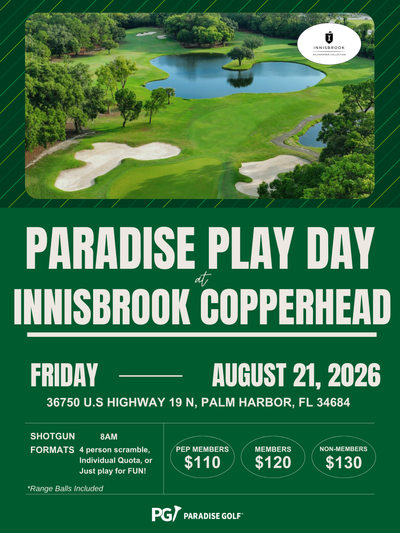 August 21 Play Day at Innisbrook (Copperhead)