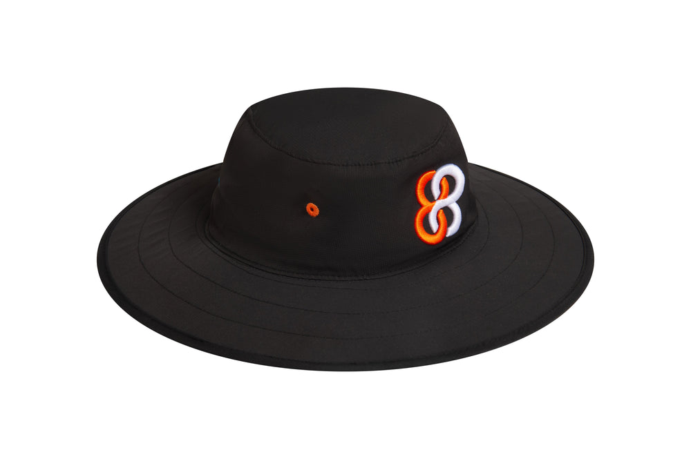 Black hat with a logo on a white background sells at Paradise Golf