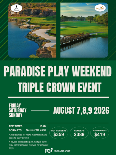 August 7, 8, 9 Triple Crown Event