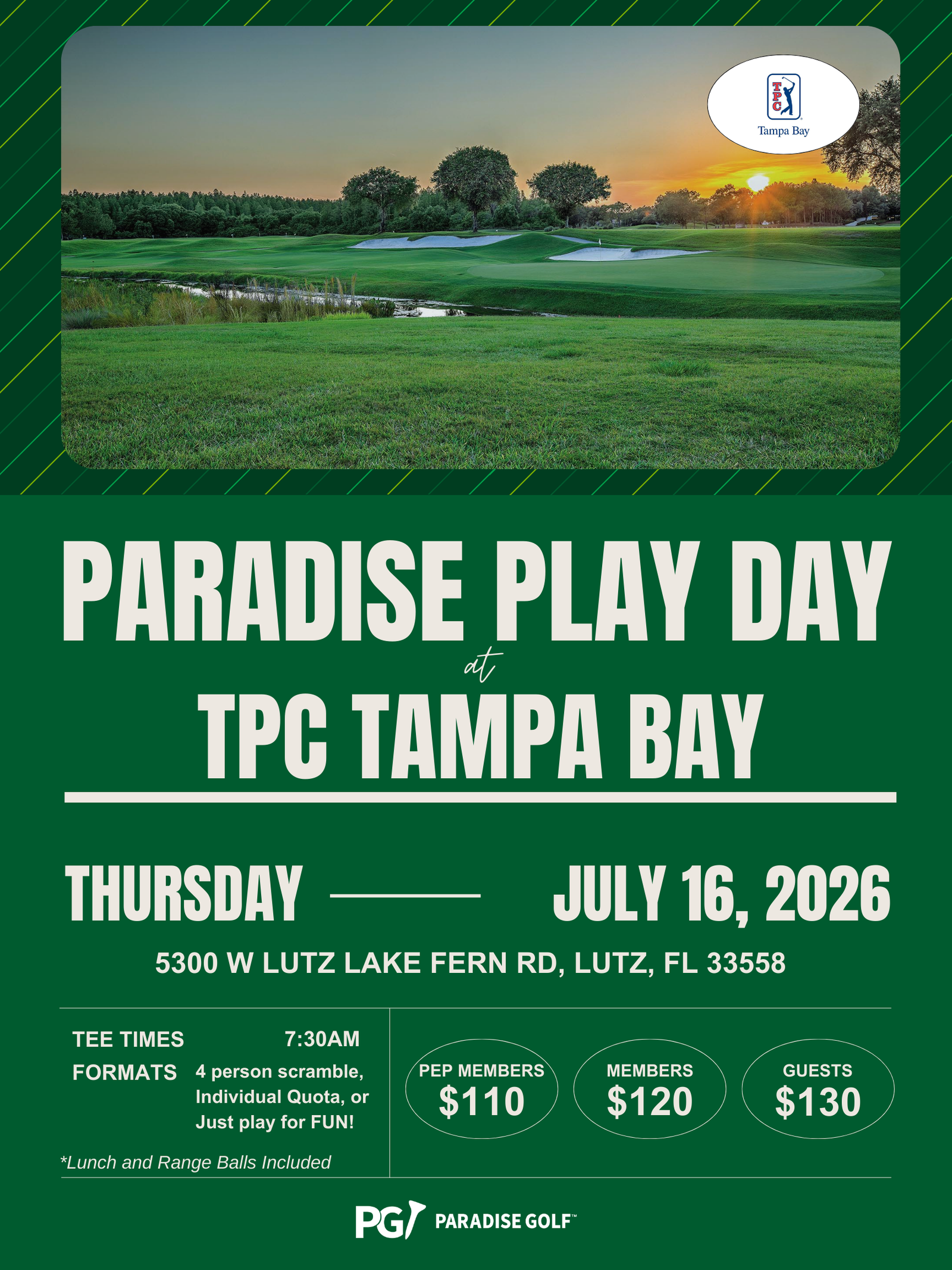 July 16 Play Day at TPC Tampa Bay