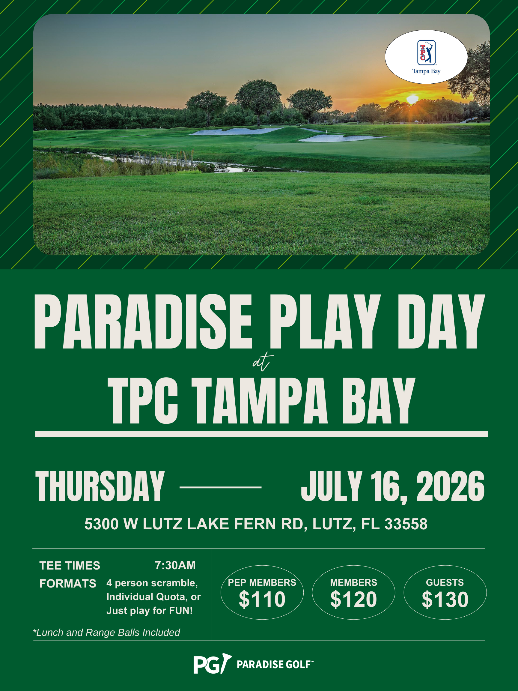 July 16 Play Day at TPC Tampa Bay