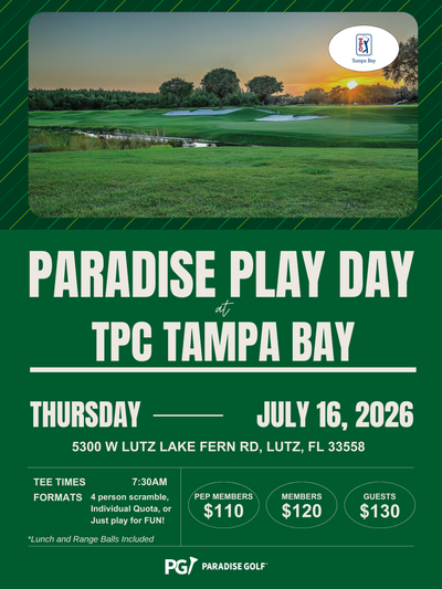 July 16 Play Day at TPC Tampa Bay