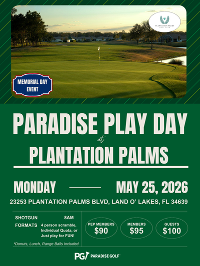 May 25 Play Day at Plantation Palms