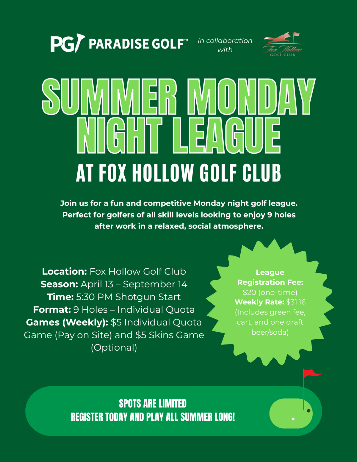 League flyer