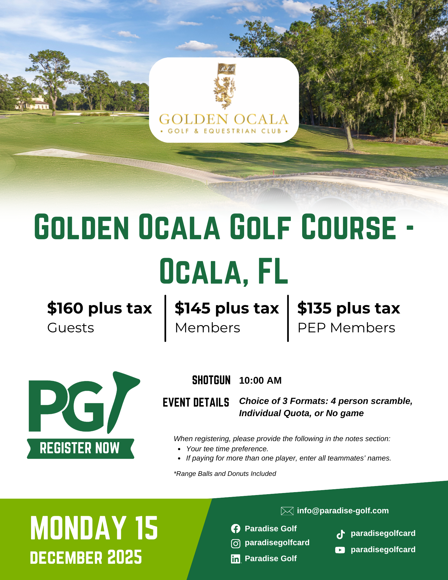 Golden Ocala Play Day