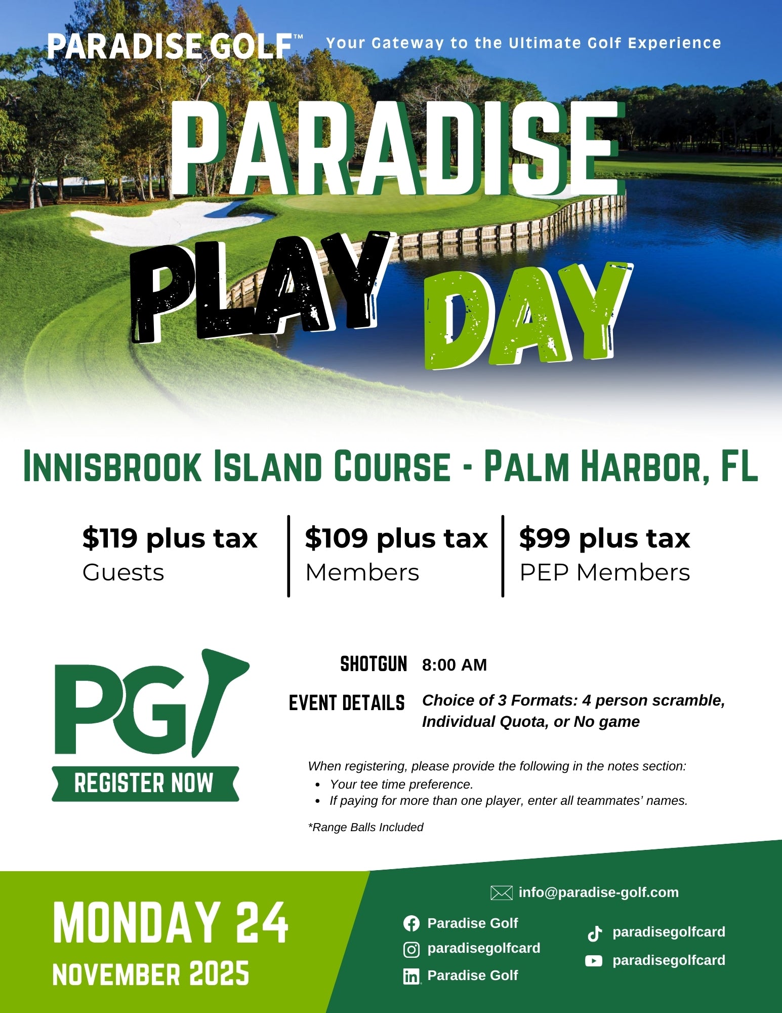 Innisbrook Island Play Day
