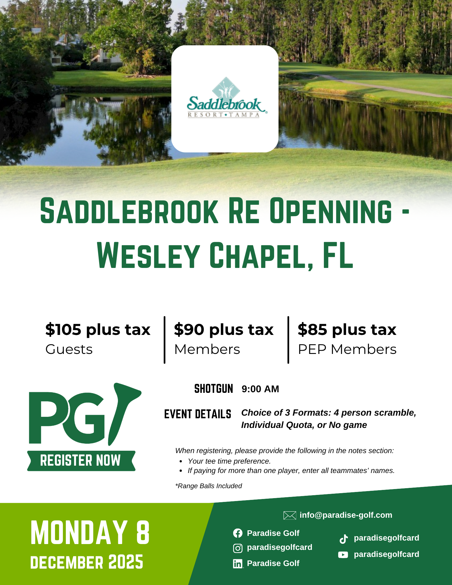 Saddlebrook Play Day