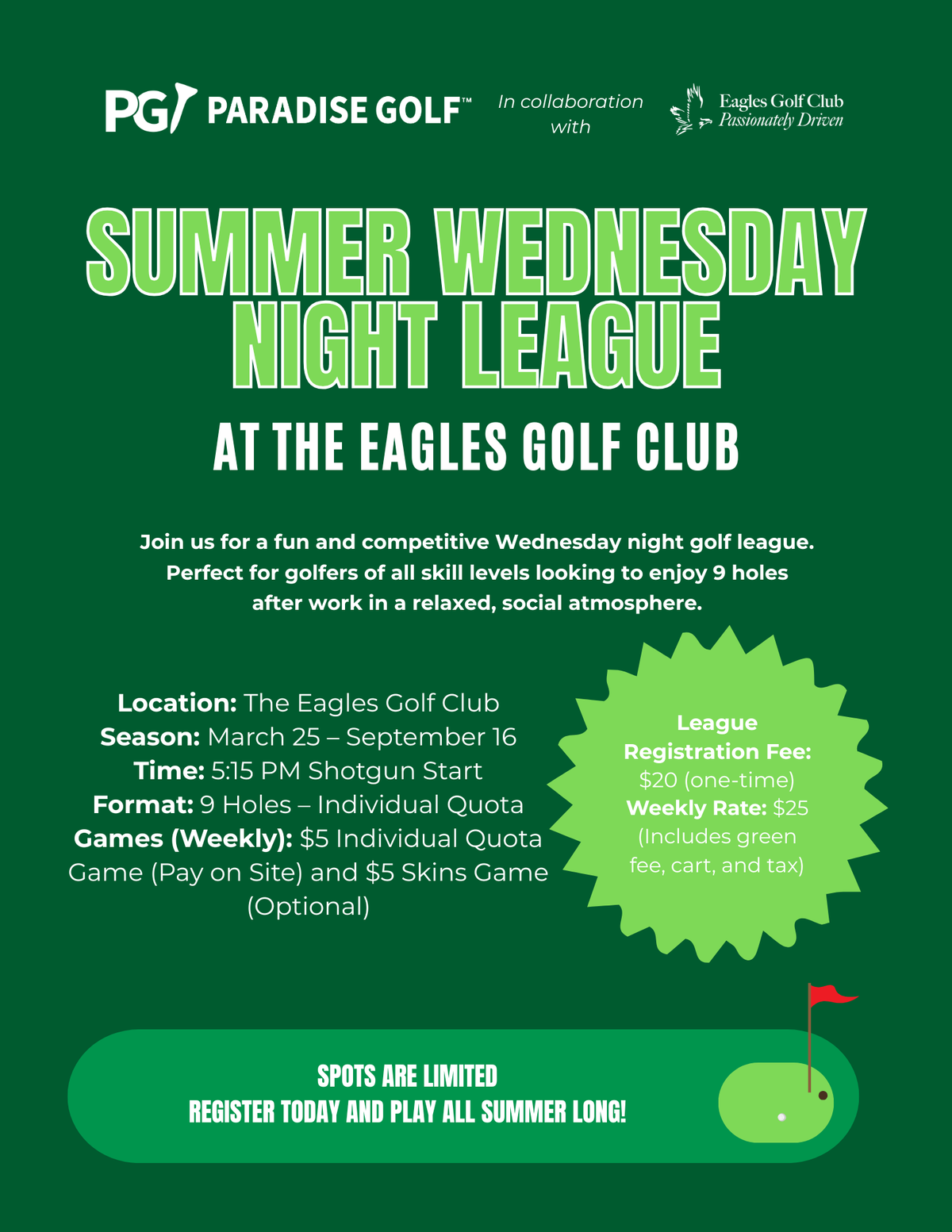 League flyer