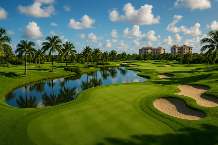 Golf course in florida